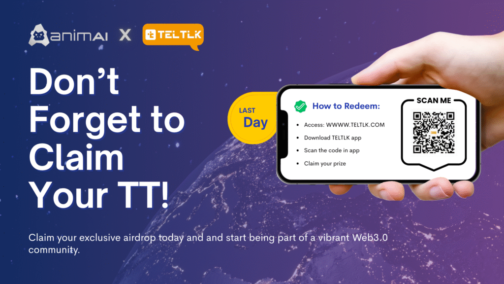 TELTLK and AnimAI Launch Exclusive Airdrop Event