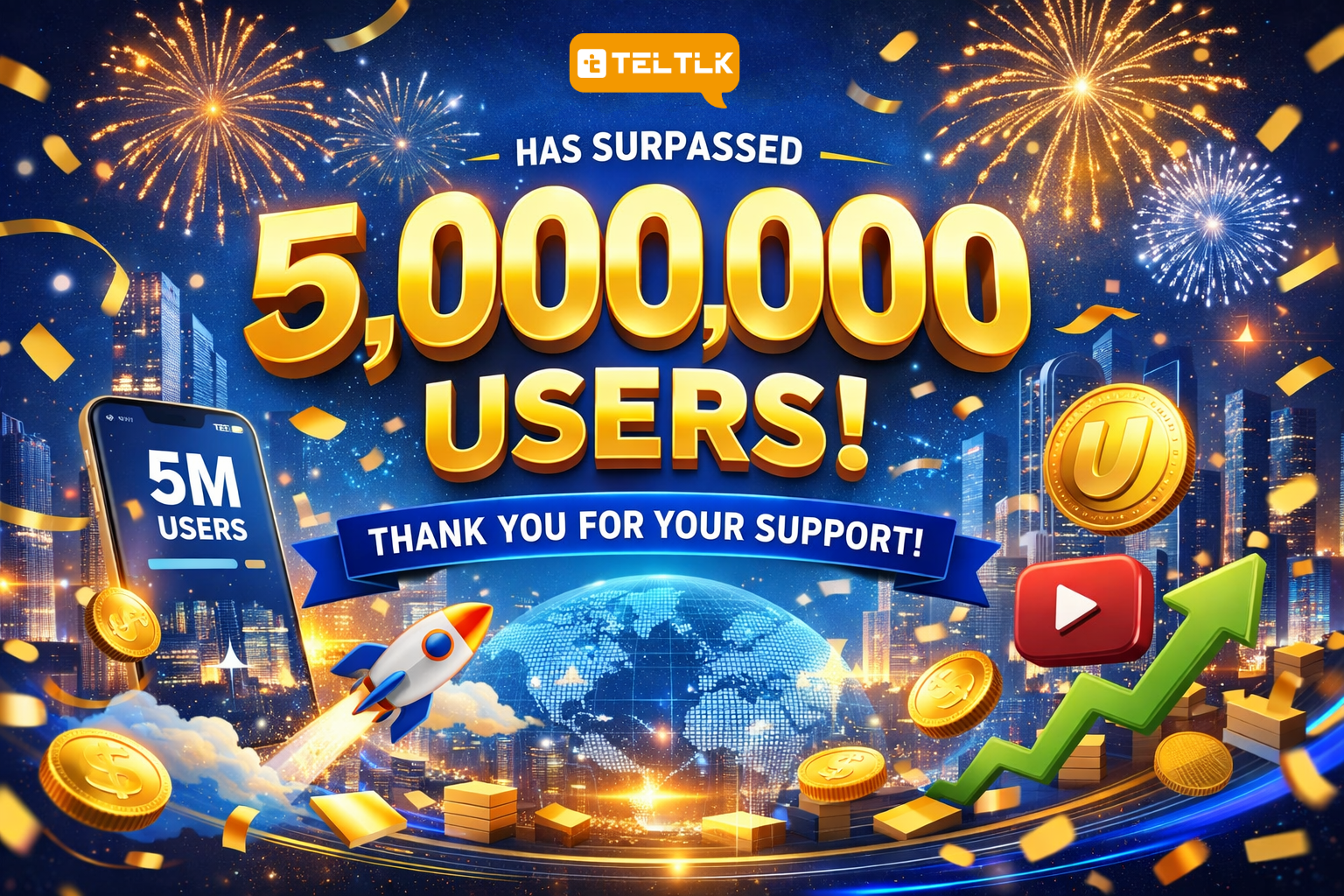 TELTLK Hong Kong Operations Center Announces an Important Update!