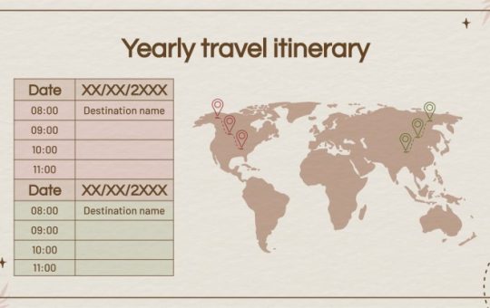 Travel Itinerary