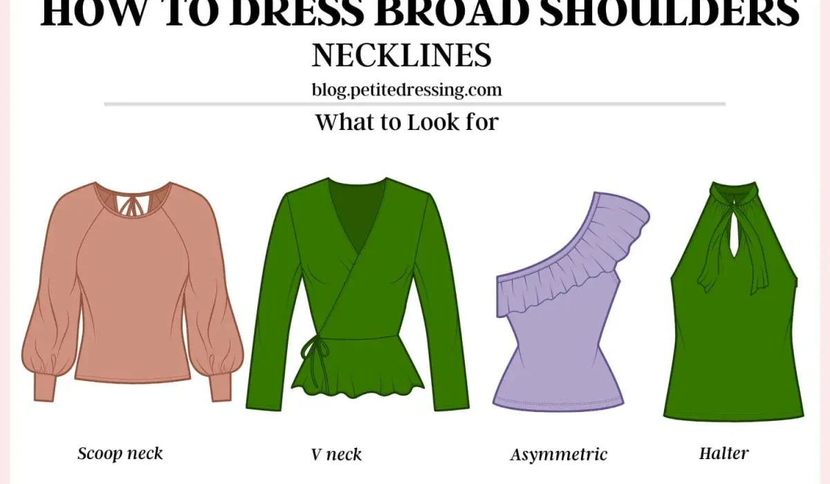 How to Choose Tops for Broad Shoulders