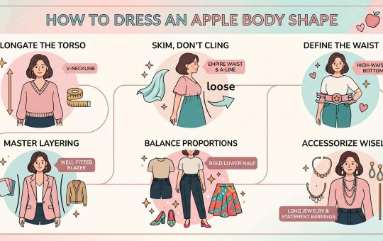 How to Choose Dresses for Apple Shape